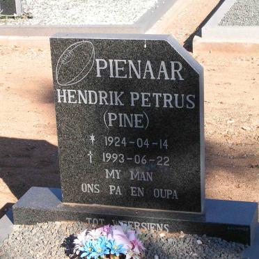 PIENAAR Hendrik Petrus 1924-1993