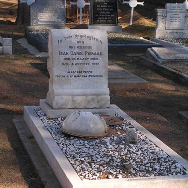 PIENAAR Izak Carel 1880-1939