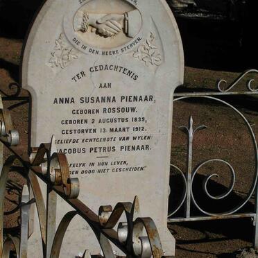 Pienaar AS  geb Rossouw