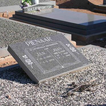 PIENAAR Jan 1929-2002 &amp; Joan OLIVIER 1929-1999