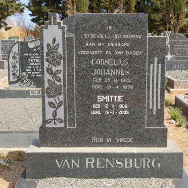 RENSBURG Cornelius Johannes, van 1903-1976 &amp; Smittie 1906-2005