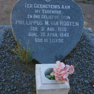 ROOYEN Phillippus M., van 1920-1948