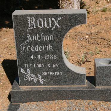 ROUX Anthon Frederik -1988