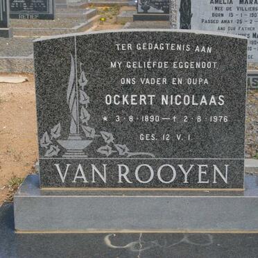 ROOYEN Ockert Nicolaas, van 1890-1976 &amp; Christina Wilhelmina 1895-1993