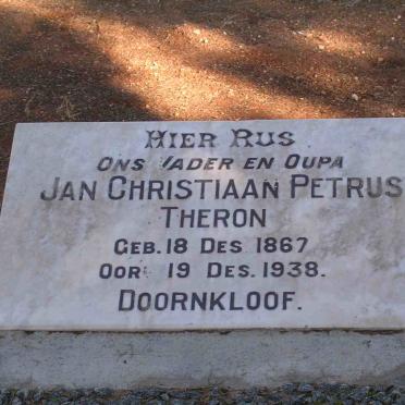 THERON Jan Christiaan Petrus 1867-1938