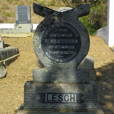 LESCH Jacob Andries 1912-1941