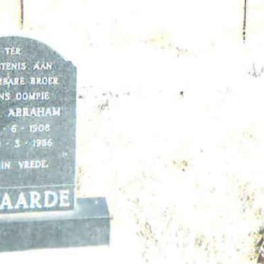 AARDE Pieter Abraham, van 1908-1986 :: VAN AARDE Maria Catherina