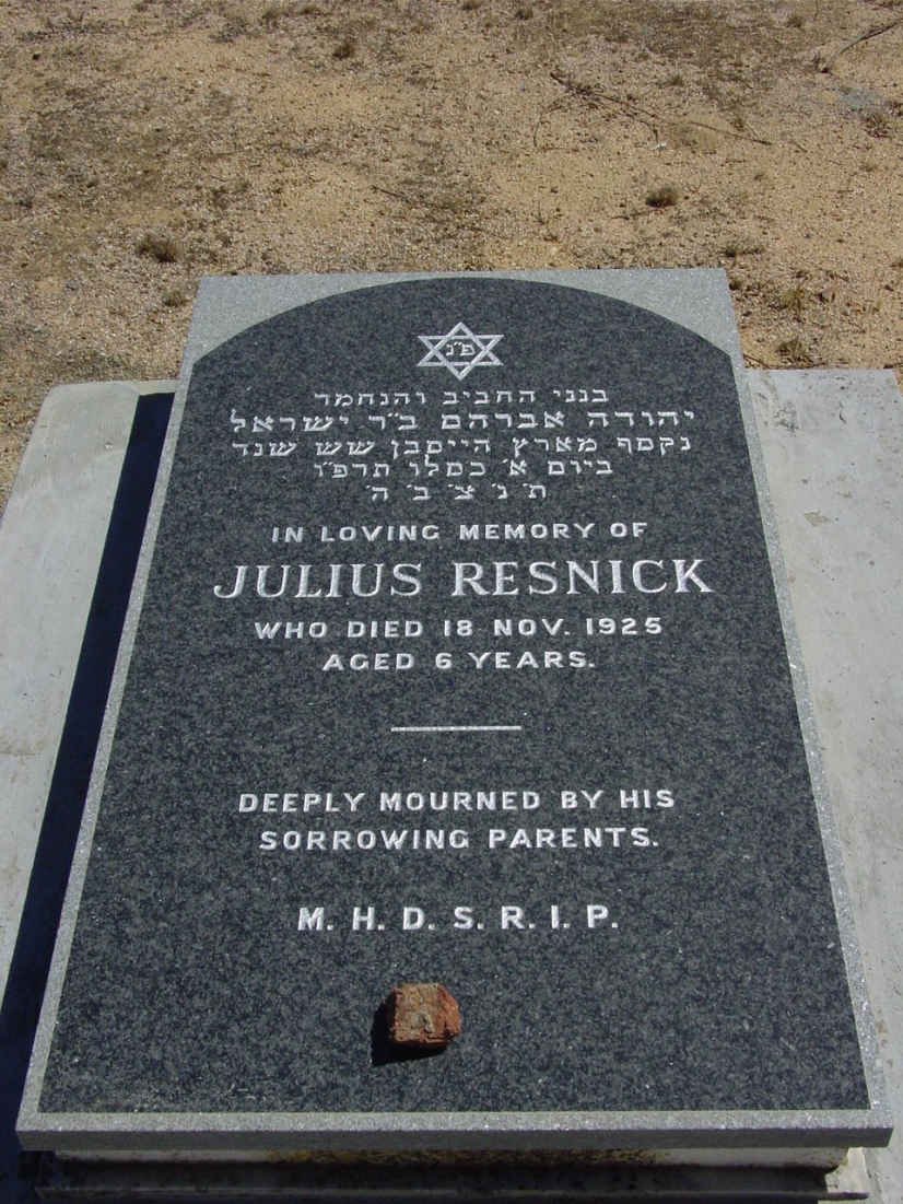 RESNICK Julius -1925