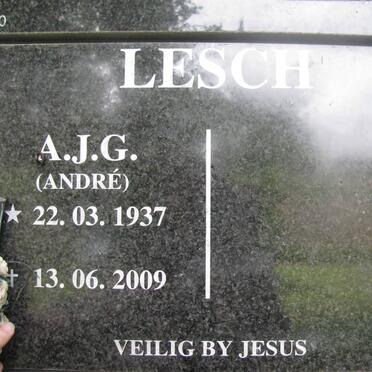 LESCH A.J.G. 1937-2009