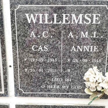 WILLEMSE A.C. 1945-2011 &amp; A.M.L. 1948-