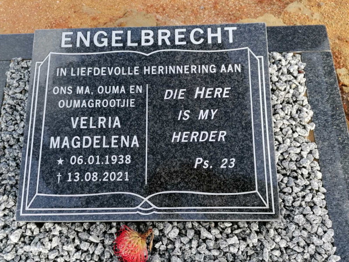 ENGELBRECHT Velria Magdelena 1938-2021