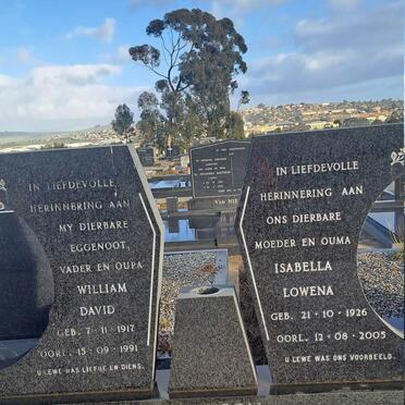 JACKSON William David 1917-1991 &amp; Isabella Lowena 1926-2005