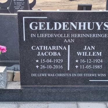 GELDENHUYS Jan Willem 1924-1985 &amp; Catharina Jacoba 1929-2016