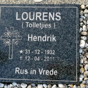 LOURENS Hendrik 1932-2011
