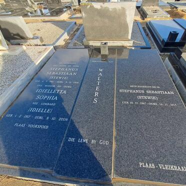 WALTERS Stephanus Sebastiaan 1911-1991 &amp; Idielletta Sophia LOMBARD 1917-2008