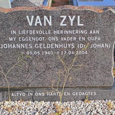 ZYL Johannes Geldenhuys, van 1940-2004
