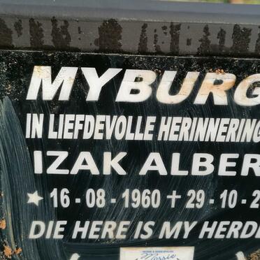 MYBURGH Izak Albert 1960-2022