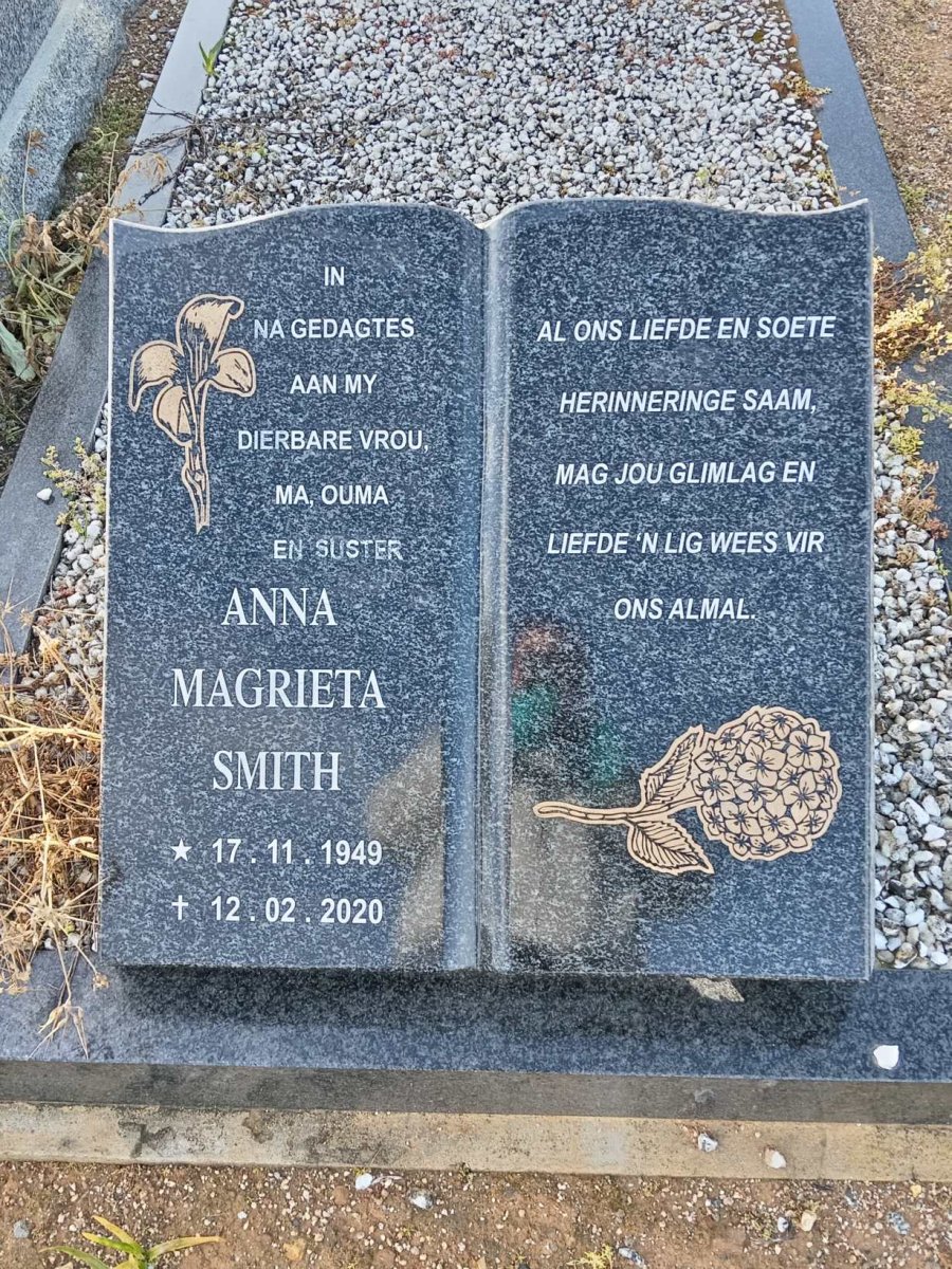 SMITH Anna Magrieta 1949-2020