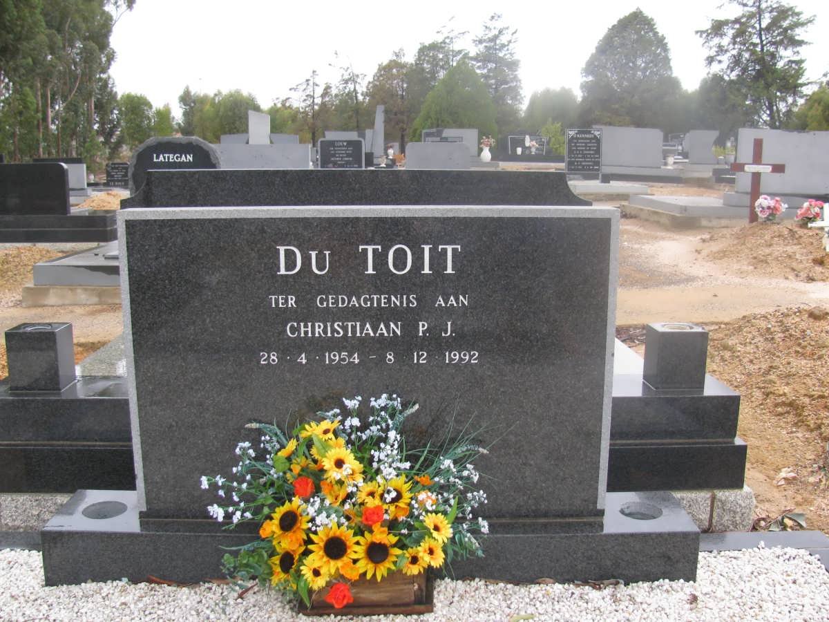 TOIT Christiaan P.J., du 1954-1992