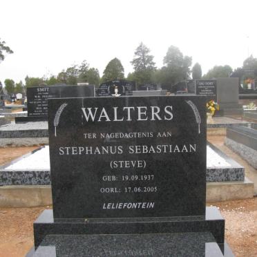 WALTERS Stephanus Sebastiaan 1937-2005