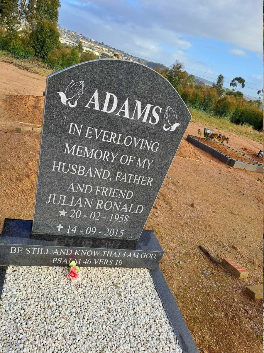 ADAMS Julian Ronald 1958-2015