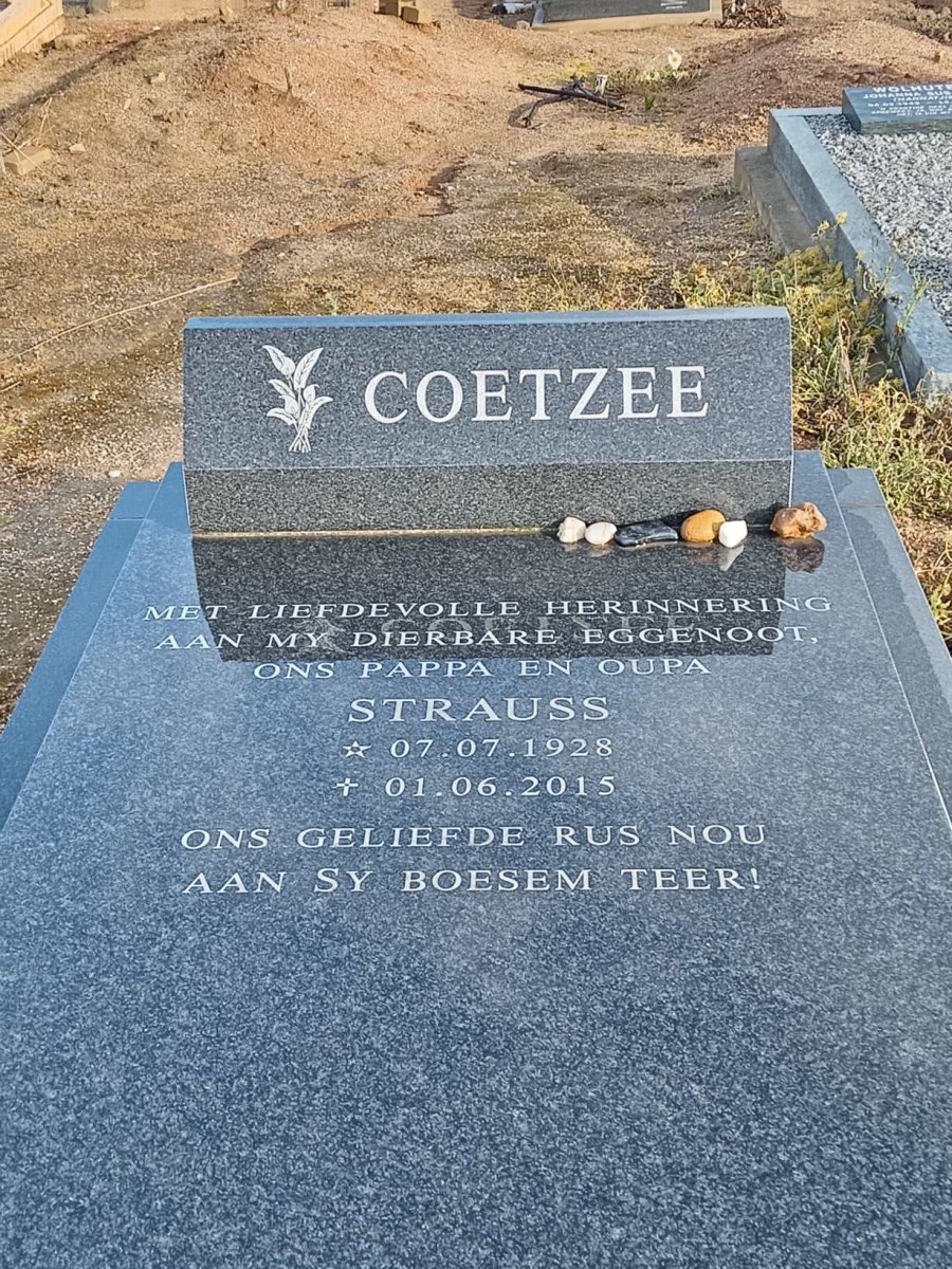 COETZEE Strauss 1928-2015