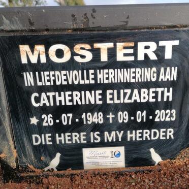 MOSTERT Catherine Elizabeth 1948-2023