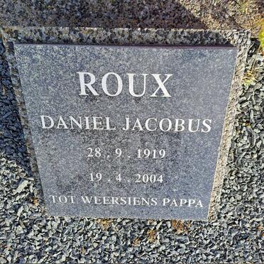 ROUX Daniel Jacobus 1919-2004
