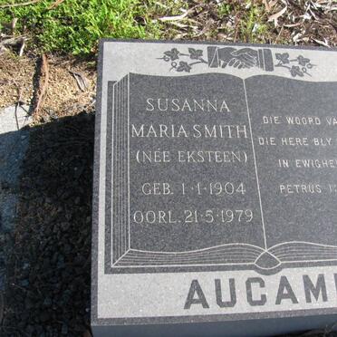 AUCAMP Susanna Maria Smith nee EKSTEEN 1904-1979