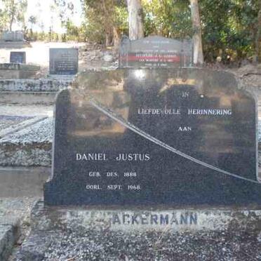 ACKERMANN Daniel Justus 1888-1968