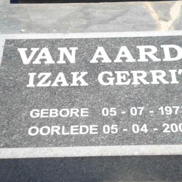 AARDE Gerrit, van 1977-2004