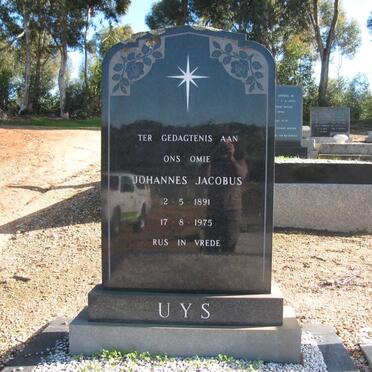 UYS Johannes Jacobus 1891-1975