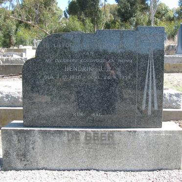 BEER Hendrik J.P., de 1928-1959