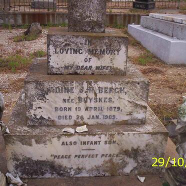 BERGH Adine J.R. neé BUYSKES 1879-1909