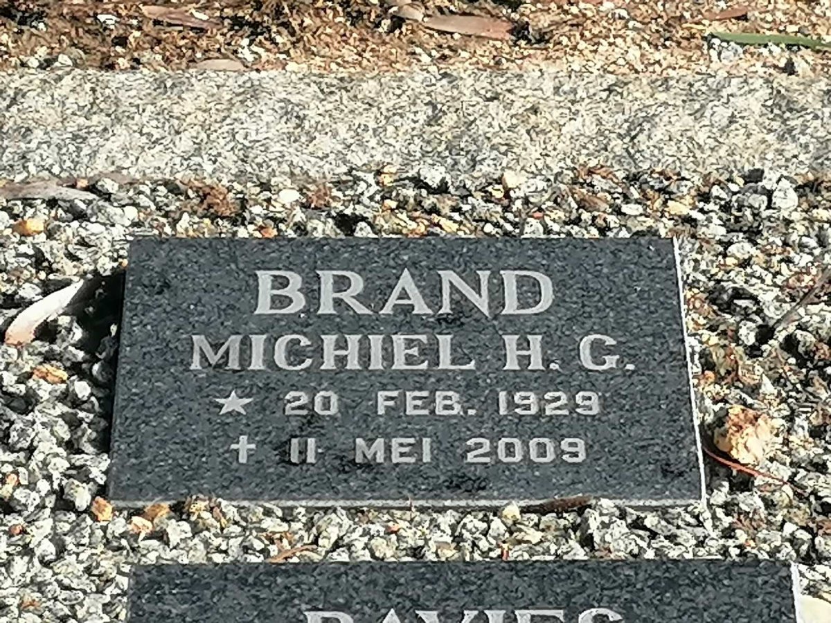 BRAND Michiel H.G. 1929-2009