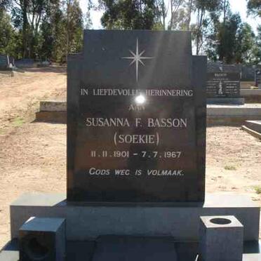 BASSON Susanna F. 1901-1967