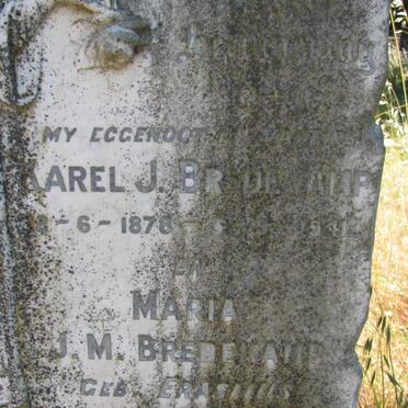 BREDEKAMP Karel J. 1878-1941 &amp; Maria J.M. ERASMUS 1876-19??