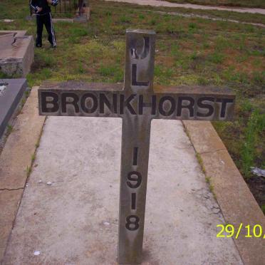 BRONKHORST J.L. -1918