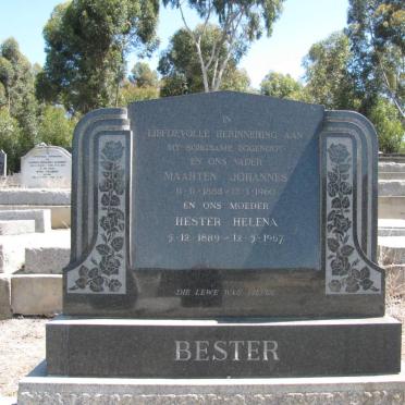 BESTER Maarten Johannes 1888-1960 &amp; Hester Helena 1889-1967