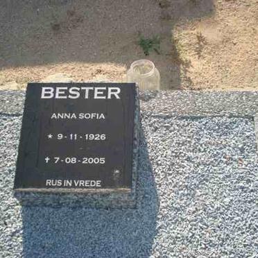 BESTER Anna Sofia 1926-2005