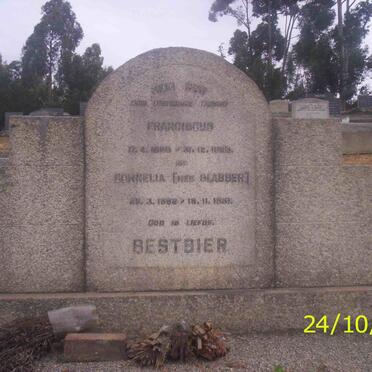 BESTBIER Franciscus 1856-1928 &amp; Cornelia SLABBER 1862-1951