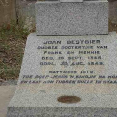 BESTBIER Joan 1945-1949