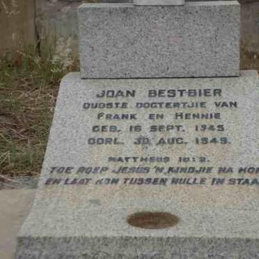BESTBIER Joan 1945-1949