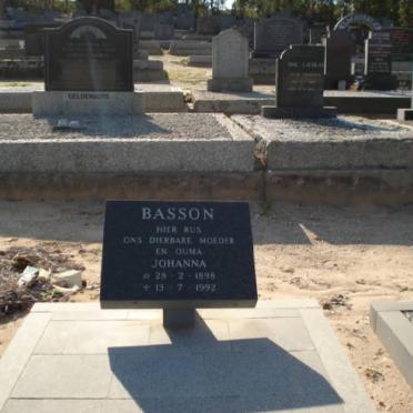 BASSON Johanna 1898-1992