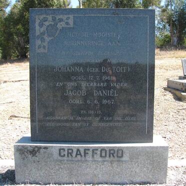 CRAFFORD Jacob Daniel -1967 &amp; Johanna DU TOIT -1961