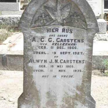 CARSTENS Alwyn J.N. 1860-1935 &amp; A.C.G. KELLERMAN 1866-1927