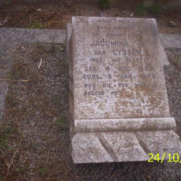 EYSSEN Jacomina A., van neé VAN BLERK 1864-1949