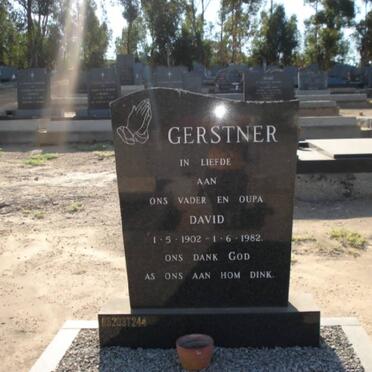 GERSTNER David 1902-1982