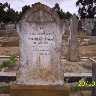 HOFFMAN Susanna neé LOMBARD 1834-1919