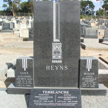 HEYNS :: BESTER :: TERBLANCHE